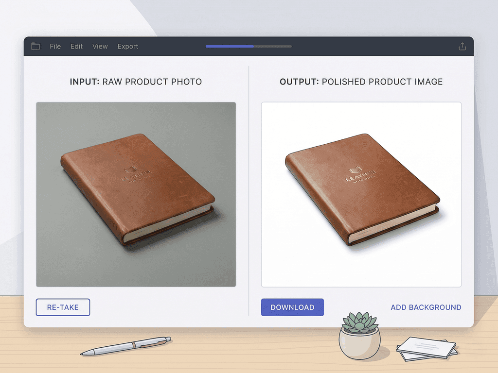 White Background Generator for Product Photos